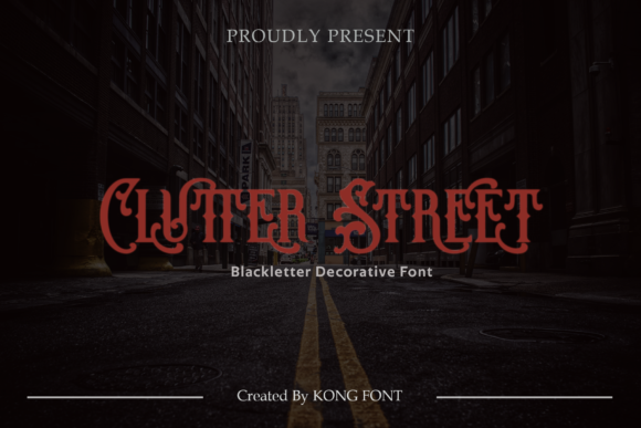 Clutter-Street-Fonts