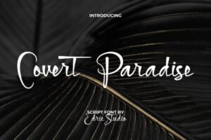 Covert-Paradise-Fonts