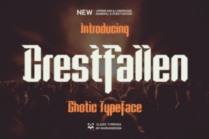 Crestfallen-Fonts