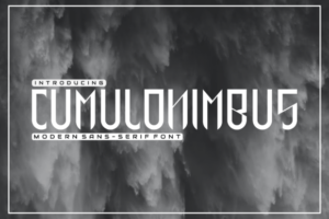 Cumulonimbus-Fonts