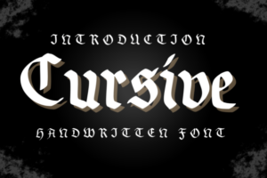 Cursive-Fonts