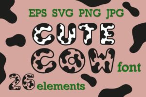 Cute-COW-font