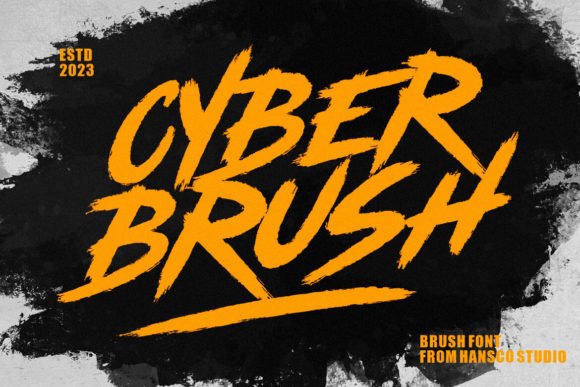 Cyber-Brush-Fonts