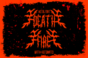 Death-Fire-Fonts