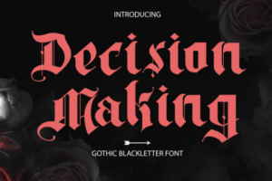 Decision-Making-Fonts