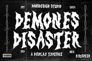 Demones-Disaster-Fonts