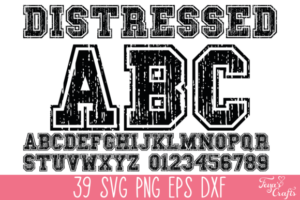 Distressed-Varsity-Font