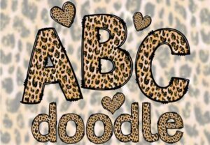 Doodle-Alphabet-Font-Animal