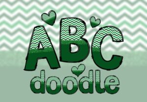 Doodle-Alphabet-St-Patricks-Day-Font