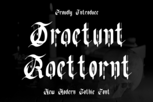 Dractunt-Racttornt-Fonts