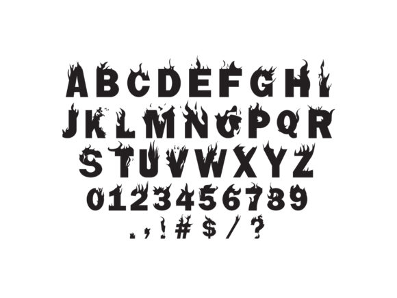 Fire-Font-SVG-Fire-Alphabet