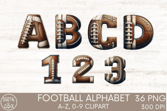 Football-Alphabet-Font-Letters-Number