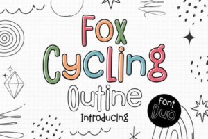 Fox-Cycling-Fonts