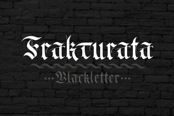 Frakturata-Fonts