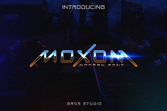 GRVS-Moxom-Modern-Futuristic-Font