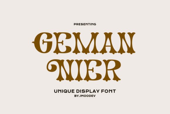 Geman-Nier-Fonts