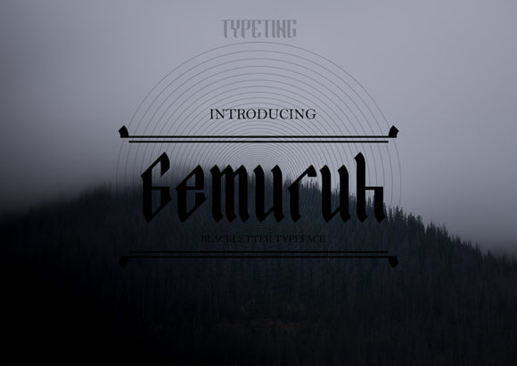 Gemuruh-Font