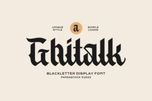 Ghitalk-Fonts