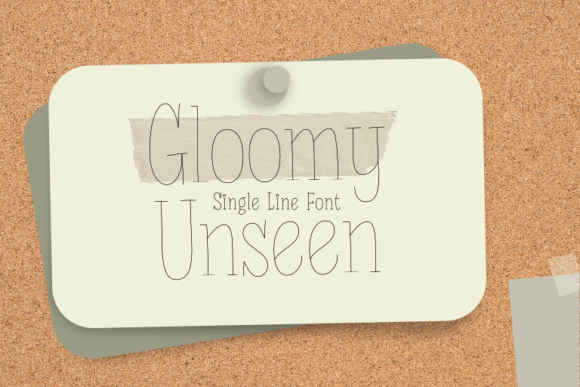 Gloomy-Unseen-Fonts