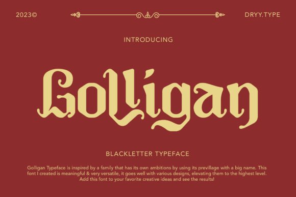 Golligan-Fonts