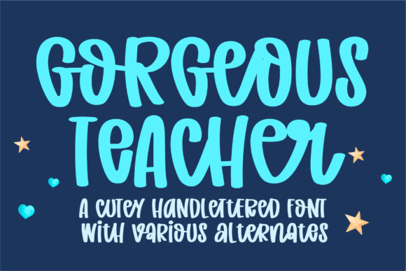 Gorgeous-Teacher-Fonts