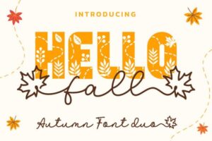 Hello-Fall-Duo-Fonts