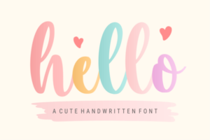 Hello-Fonts