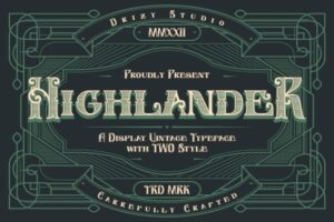 Highlander-Fonts