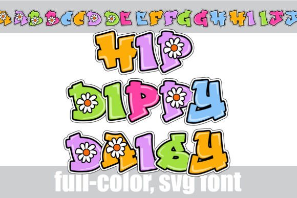 Hip-Dippy-Daisy-Fonts