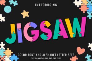 Jigsaw-Pastel-Fonts