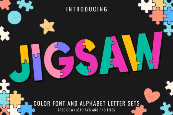 Jigsaw-Pastel-Fonts