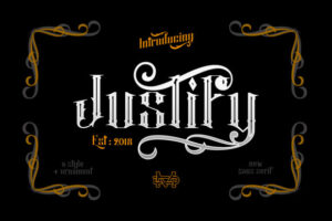 Justify-Fonts