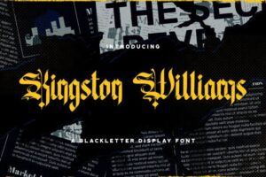 Kingston-Williams-Fonts