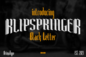 Klipspringer-Fonts