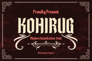 Kohirug-Fonts