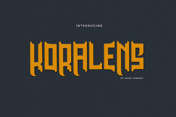 Koralens-Fonts