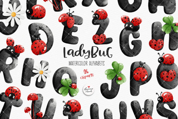 Ladybug-font-Ladybug-alphabet