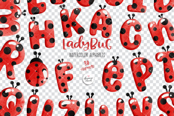 Ladybug-font-Ladybug-alphabet