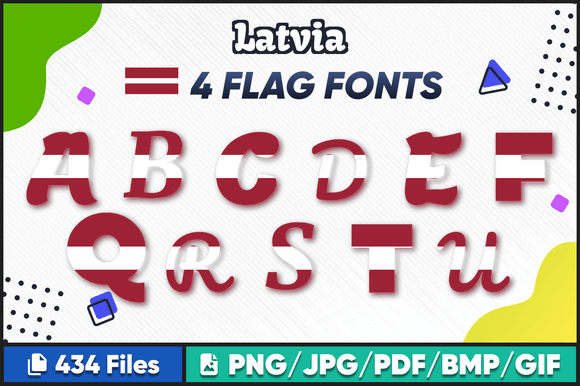 Latvia-Font