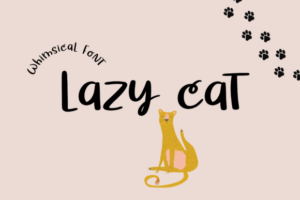 Lazy-Cat-Fonts