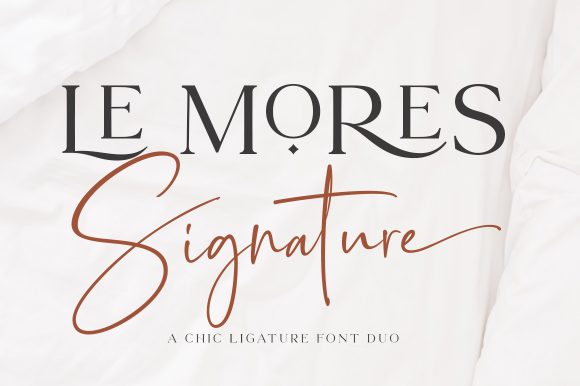 Le-Mores-Signature-Fonts