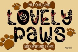 Lovely-Paws-Fonts