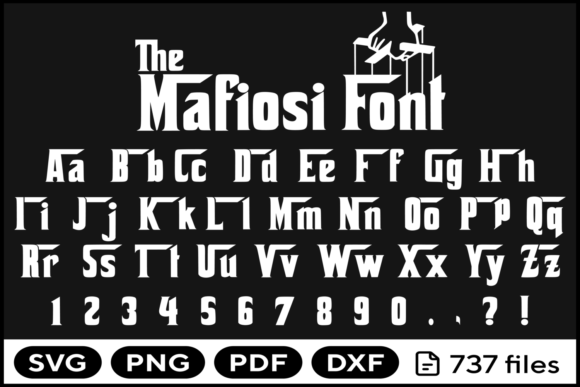 Mafia-Font-Alphabet