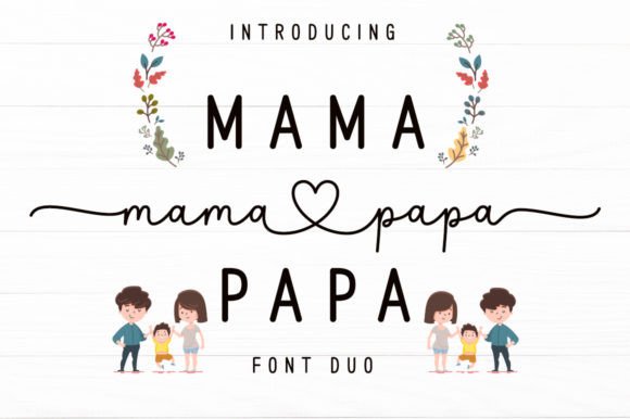 Mama-Papa-Duo-Fonts