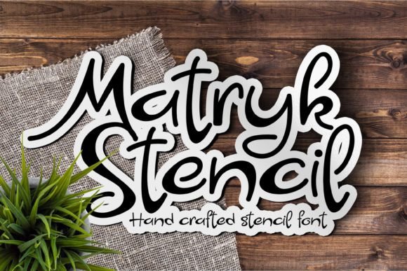 Matryk-Stencil-Fonts