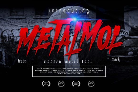 Metalmol-Fonts