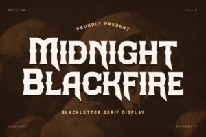 Midnight-Blackfire-Fonts