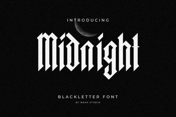 Midnight-Blackletter-Fonts