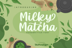 Milky-Matcha-Fonts