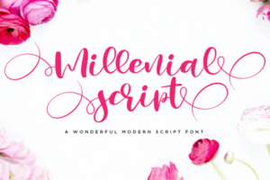 Millenial-Script-Fonts